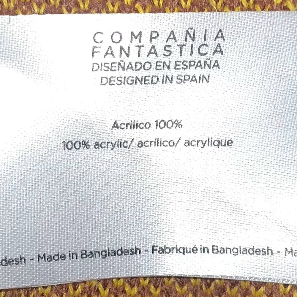 Compania Fantastica Crew Neck Sweater Knit Sunshine Suns Size SMALL - Picture 10 of 10
